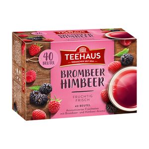 Teehaus Brombeer Himbeer Früchtetee fruchtig frisch aromatisiert 90g