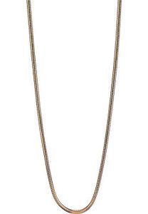 BERING Damen-Kette Schlangenkette für Charms Edelstahl vergoldet 424-20-X0, Länge:45 cm