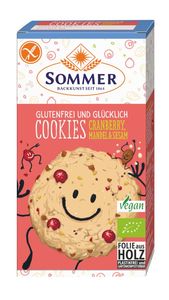 Sommer Glutenfrei und Glücklich Cookies Cranberry, Mandel & Sesam 125g