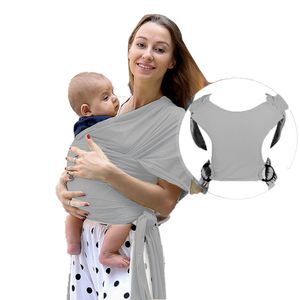 1 STÜCK Babytragetuch - Easy-on - Unisex - Babytrage Neugeborene - Mehrzweck - Bis 20 kg - Babytragetuch(light gray)