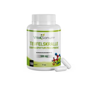 VitaSanum® - Teufelskralle (Harpagophytum procumbens) 500 mg 100 Kapseln