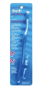 Oral-B Interdental-Kit blauer Griff + Nachfüllbürsten zylindrisch und konisch