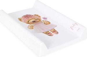 Ceba Baby Stabiler Wickeltisch Für Babybett Teddybär Polly 50x70 Cm Rosa  Rosa One Size