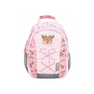 Belmil Mini Kiddy Kindergartenrucksack "Woodland Animal Deer" für 1-3 Jährige Kinder mit Brustgurtt