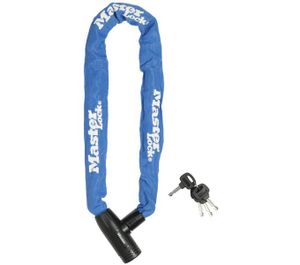 Master Lock Kettenschloss 8391 blau mit DISC Zylinder 90 cm X 8 mm