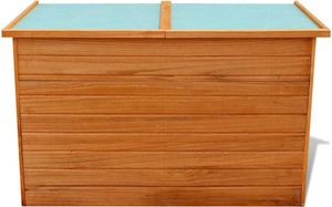 vidaXL Záhradný úložný box 126x72x72 cm Drevo