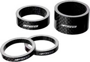 Fsa Fork Steerers Carbon 1 1/8 Inches Headset-abstandshalter Schwarz 1 1/8´´ / 5 mm Schwarz 1 1/8´´ / 5 mm
