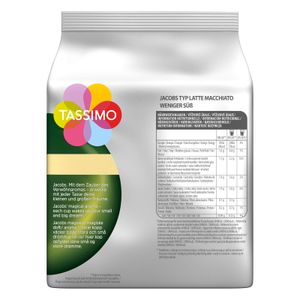 TASSIMO Kapseln Latte Macchiato Vielfaltspaket Discs 40 Getränke 5 Sorten Kaffee