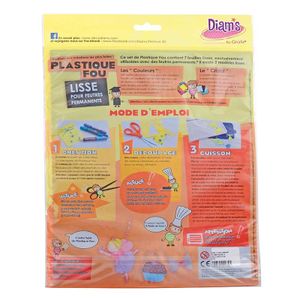 Set 7 blatt - Plastique Fou Diam's - Coloured