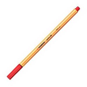 Fineliner - STABILO point 88 - 10er Pack - rot