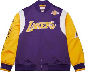 Mitchell & Ness NBA Team Origins Satin Jacke Vintage Logo Los Angeles Lakers XL