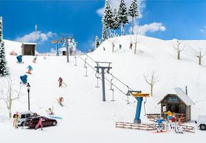 Faller 134003 H0 Schlepplift mit Kiosk
