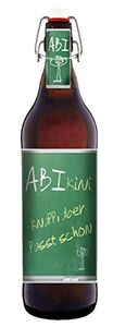 ABIkini Pils Geschenk Bier 1 Liter Flasche mit Bügelverschluss