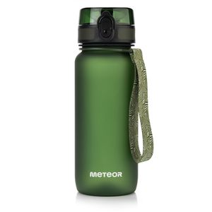 Trinkflasche Glasflasche Wasserflasche Sportflasche Fahrradflasche 650 ml grün