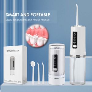 Tragbare Oral Irrigator 3 Modi USB Ladung Zahn Scaler 230ML Faltbare Dental Wasser Flosser Zähne Reiniger Haushalts Reise