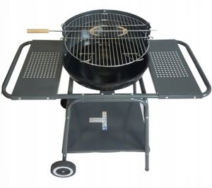Mobilny okrągły grill z półkami MG906