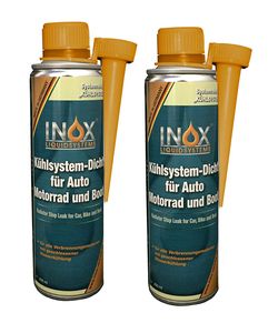 INOX Kühlsystem-Dicht Additiv, 2x250ml - Kühlerdichtmittel mit allen Kühlmitteln mischbar