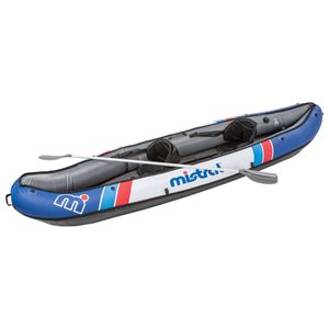 Mistral Nylon Kajak, 3-Luftkammersystem, mit 2 Doppelpaddeln - Mistral Nylon Kajak, 3-Luftkammersystem, mit 2 Doppelpaddeln -