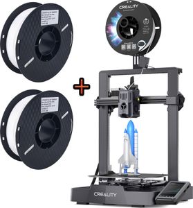 3D tlačiareň Creality Ender-3 V3 KE, vysokorýchlostná tlač, vysokoteplotný hotend, automatické vyrovnávanie + 1 kg bieleho PLA filamentu + 2*1 kg bieleho PLA filamentu