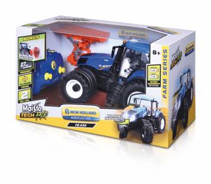 Maisto-Tech 82303 - Ferngesteuerter Traktor - New Holland T8.320 42cm, mit Schneeschieber