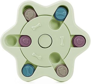 Hund Puzzle Feeder Spielzeug, Hundespielzeug Intelligenz, Hunde Lernspielzeug, Interaktives Spielzeug für Hunde, (Hexagon grün)