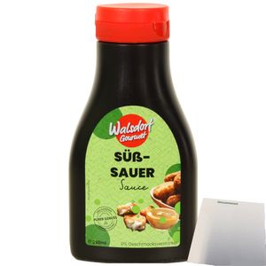 Walsdorf Gourmet Süß-Sauer Sauce (250ml Tube) + usy Block