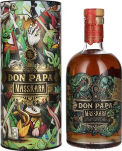 Don Papa MASSKARA Street Art Limited Edition 40% Vol. 0,7l in Geschenkbox