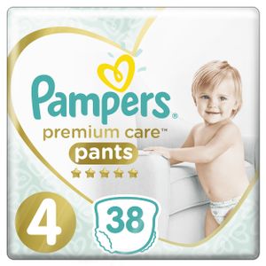 Pampers Premium Care Pants Value Pack Plenkové kalhotky vel. 4 (38 ks)