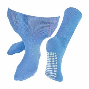 Dr. Socks - Ödeme Socken Ohne Gummi mit Antirutsch Noppen | Bambus Diabetiker Socken