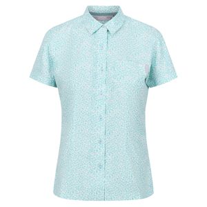 Regatta - "Mindano VII" Bluse für Damen  kurzärmlig RG8779 (38 DE) (Bristolblau)