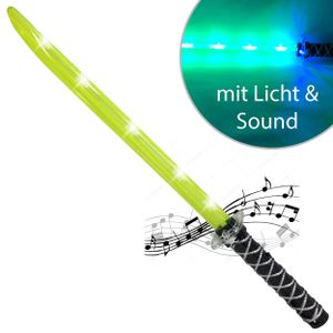 Lichtschwert Ninja Laserschwert Leuchtschwert Sound Licht LED Kinder Spielzeug