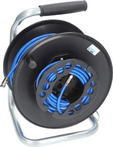 KALLE DAS KABEL Kabeltrommel Sat Koaxial-Verlängerung 25 Meter SAT-Kabel Videokabel TV-Kabel Koaxialkabel Camping Womo Caravan