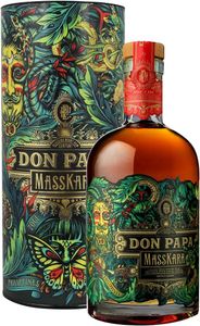 Don Papa | Masskara | Rum in Geschenkdose | Weich und fruchtig | Mit zarten Noten von Honig | 40% | 700ml