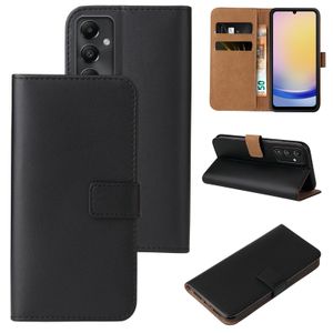 Handy Hülle für Samsung Galaxy A25 5G Klapphülle Bookcase Flip Cover Handy Tasche Etui Farbe: Schwarz