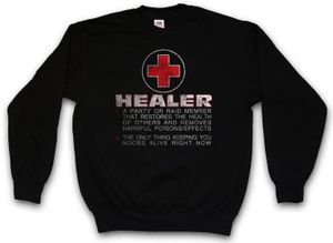 Urban Backwoods Healer Role Sweatshirt Pullover, Größe:L