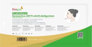 10 Stück - Hotgen AT1236/21  virus ( )-Antigentest- Schnelltest, Laientest, Selbsttest, Antigentest, Einzeltest