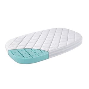 Leander Matratze für Classic Babybett, Premium Weiß 116 cm x 66 cm x 9 cm