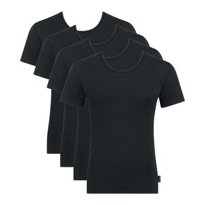 sloggi 4er Pack 24/7 Unterhemd / Shirt Kurzarm Bequem und anschmiegsam, Elastisches und atmungsaktives Material, Pflegeleicht und blickdicht