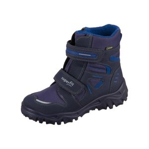 SUPERFIT Jungen Winter Boots blau, Goretex Ausstattung, mittlere Weite, molliges Warmfutter