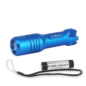 Riff TL Micro II Back-up Lampe - (650 Lumen), Farbe:blau