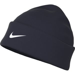 Nike U Nk Df Peak Beanie Sc P Tm - obsidian/white, Velikost:-