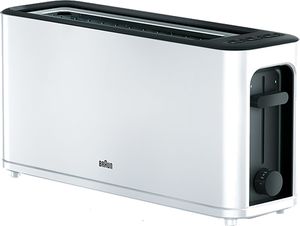 Braun HT 3100 PurEase Langschlitz-Toaster weiß