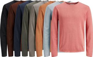 Jack & Jones Leo Knit Pullover Blau L Mann Blau L