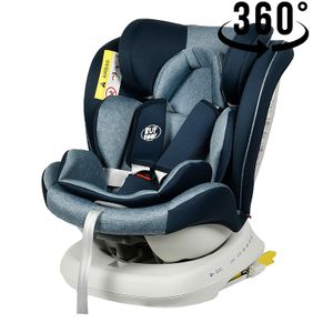 Tweety Plus DELUXE Blau Kindersitz mit 360 Grad drehbarem Isofix-System-BUF BOOF 0, 36 kg