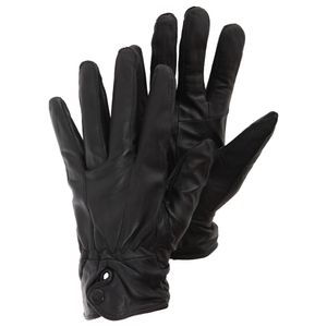 Damen Leder-Handschuhe GL565 (M/L) (Schwarz)
