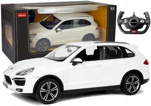 Auto R/C Porsche Cayenne Rastar 1:14 białe