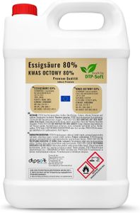 5L Essigsäure 80% Premium Qualität Essigessenz