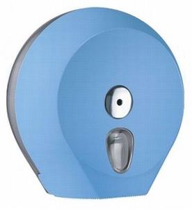 Marplast Toilettenpapierspender Maxi Jumbo MP 758 Colored Edition Kunststoff, Farbe:Blau