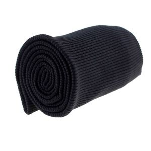 16x80cm Bündchen Strickbündchen Bündchenstoff Baumwolle elastisch gerippt, Farbwahl , Farbe:schwarz