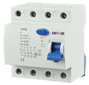 FI-Schalter Fehlerstromschutzschalter 4-polig 40A 30mA RCD FI-Schutzschalter